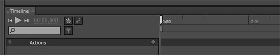 Adobe Edge. Временная шкала.